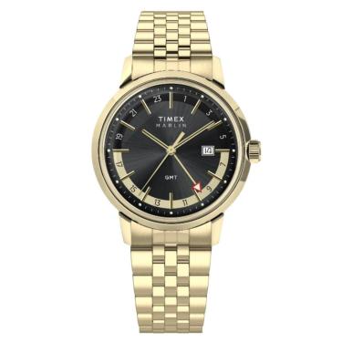 Imagem de Relógio Timex Marlin® Quartz GMT TW2Y47700 Dourado-Masculino