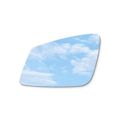 Imagem de TOEMIRR Driver de vidro espelhado lado esquerdo adequado para BMW 2009-2019 Série M2-M6 X1 320i 328i 330i 335i 340i 428i 430i 435i 440i 535i 550i 640i 650i 740i 750i 760i com adesivo plano Sem placa