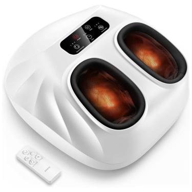 Imagem de Massageador Elétrico para Pés com 3 Configurações e Controle, RENPHO, Branco