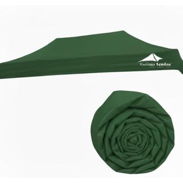 Imagem de Cobertura Tenda Sanfonada 6x3 PVC Vinilica - Goiania Tendas, Verde fol