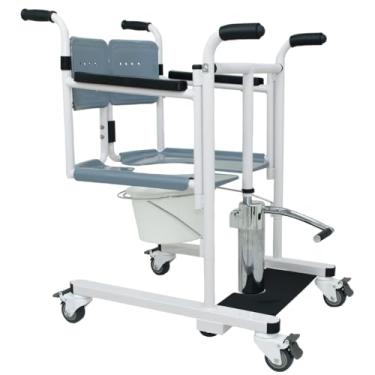 Imagem de Cadeira de Transferência Hidráulica Mobilidade Segurança Conforto até 135kg Idoso Cadeirante