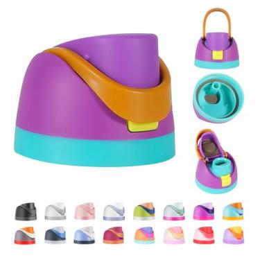 Imagem de Lcsmaokin Tampa de substituição para garrafa de água Owala Freesip, compatível com tampa e tampa Owala, para garrafas de 473 ml, 680 g, 947 ml, 1,134 g, tampa de substituição superior de garrafa de