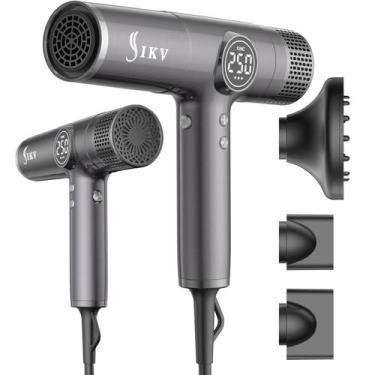 Imagem de Secador de cabelo IKV Professional Dual Voltage 90000 RPM Ionic