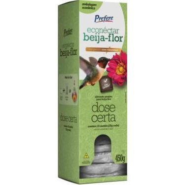 Imagem de Alimento Pássaros Néctar S/ Corante Beija-Flor 450g Sanhaço Saíra Camb