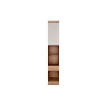 Imagem de Mesa De Cabeceira Modulada Armário De Rizon-linea C- 1 Porta E 1 Gaveta Cumaru-fendi 25 - Novo Horizonte