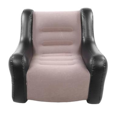 Imagem de Luocute Sofá de Ar Inflável, sofá Preguiçoso Inflável para Sala de Estar Ao Ar Livre Com Apoio de Braço PVC Reunindo Cadeira Espreguiçadeira Dobrável Inflável para Sala de Estar Em Casa