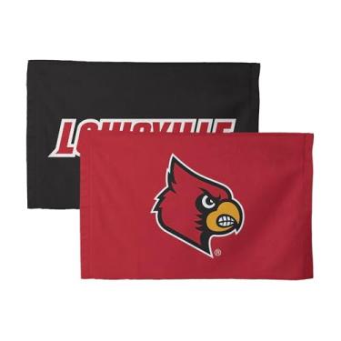 Imagem de Louisville Cardinals NCAA Logo Pacote com 2 toalhas de ventilador 40,6 x 63,5 cm