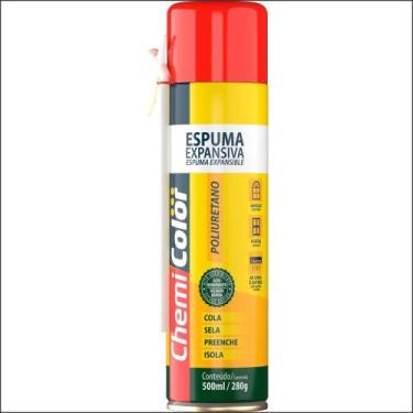 Imagem de Espuma expansiva pu chemicolor 500ml/280g