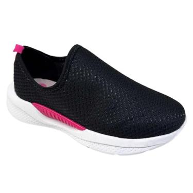 Imagem de Tênis Infantil Menina Molekinha Slip On Preto 27