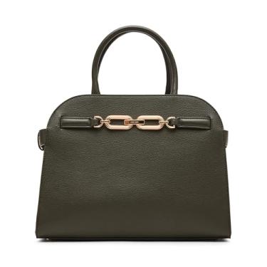 Imagem de Anne Klein Bolsa feminina curvada média com alça conversível, alcaparra