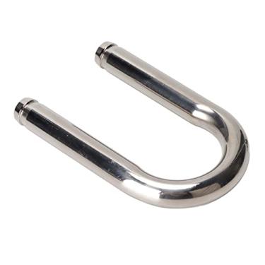 Imagem de GLOGLOW Acessórios para Bomba de Ar Tubo de Peixe de Aço Inoxidável U Tubo de Forma, Conector de Em Forma de U para Aquário Nan de Tubulação de Oxigênio de CO2 (1/4 17,5-18 cm de circunferência da