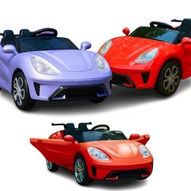 Imagem de Mini Carro Elétrico Infantil Pluggei 6V com Controle Remoto - Bateria Recarregável Bivolt (BW436, Roxo)