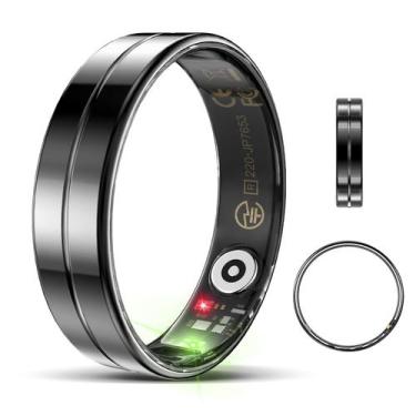 Imagem de Smart Health Ring Emerhome Upgrade para mulheres e homens negros