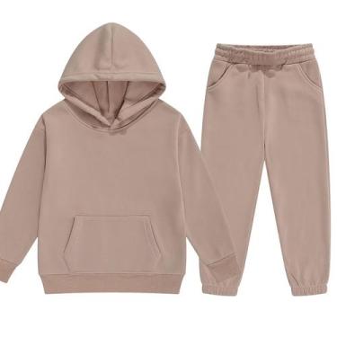 Imagem de Conjunto de roupas DHSPKN Tracksuit Sweatsuits para crianças de 2 a 13