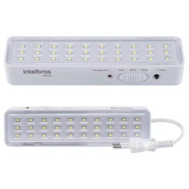 Imagem de Luminária Lâmpada Luz de Emergência Intelbras Qualquer Ambiente Acende