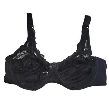 Imagem de Sutiã Soutien Plus Size Lycra e Renda Sem Bojo Com Aro - Finesse, G-52
