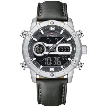 Imagem de Relógio digital masculino multifuncional luminoso esportivo  à prova dágua 