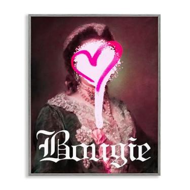 Imagem de Stupell Industries Arte giclée emoldurada preta de retrato clássico bougie, design de Lil' Rue, 76 x 61 cm