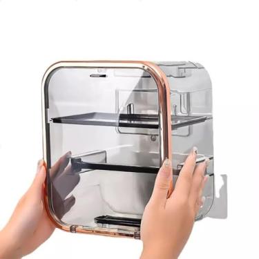 Imagem de Caixa para Banheiro armazenamento papel higiênico e organizador