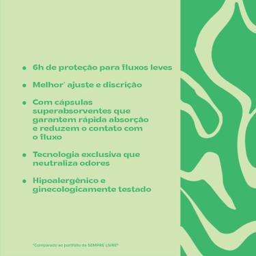 Imagem de Absorvente Externo Sempre Livre Adapt Cobertura Suave Com Abas 8 unidades