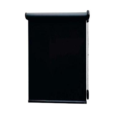 Imagem de Persiana Rolo Blackout Pinpoint Preta - 2,30m X 2,60m