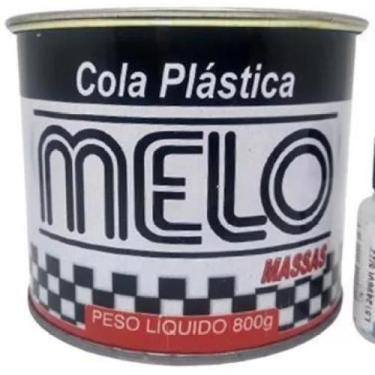 Imagem de Cola Plástica Para Porcelanato Branca - Melo