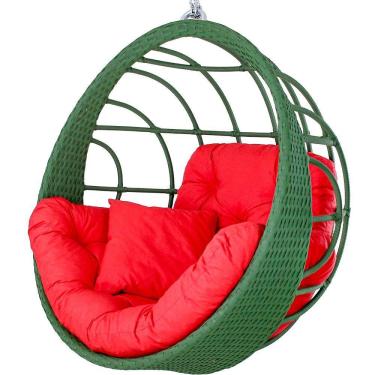 Imagem de Balanço Ninho Suspenso Hungria Verde E Lisato Vermelho