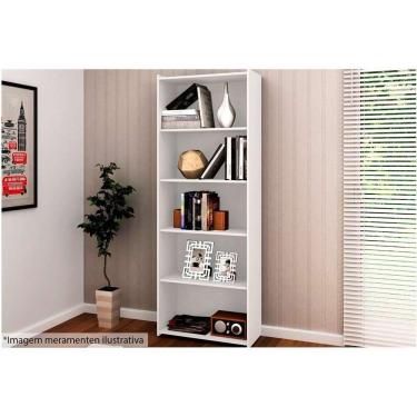 Imagem de Estante Livreiro Casal Esm201 C/ 4 Prateleiras Rustico - Movelbento