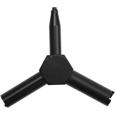Imagem de Chave de válvula para Airsoft, ferramenta de remoção de válvula triangular para carregamento GBB AEG KSC WA Gas Magazine, preta