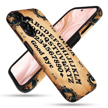 Imagem de FGDRFGRW Capa projetada para Samsung Galaxy A17 5G, 2 camadas TPU + PC, capa protetora à prova de choque – Ouija Board