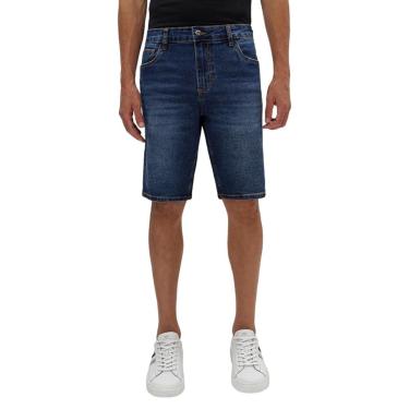 Imagem de Bermuda Jeans Hangar 33 Reta Azul Escuro Tam. 44-Masculino