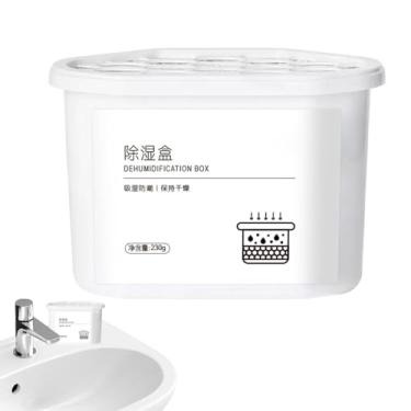 Imagem de Absorvedores de umidade | Removedor de umidade potente de longa duração - Caixa compacta de desumidificador para armários, guarda-roupas, armários de sapatos, unidades de armazenamento