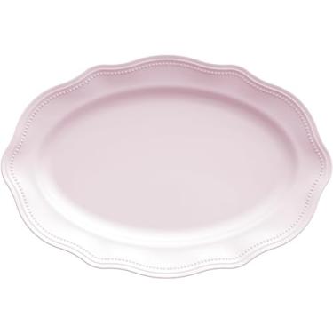 Imagem de Germer, Travessa oval em porcelana, modelo Cottage, refratária, Tamanho g, Rosa
