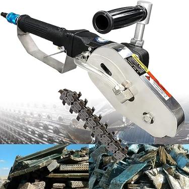 Imagem de HYUIO Descascador de resíduos pneumático de garra, máquina de decapagem de papel de papelão portátil, decapador de resíduos de caixa de papelão pneumático, ferramenta de corte de borda de papel, 2500