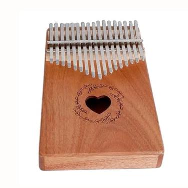 Imagem de Piano de polegar de instrumento chave Kalimba 17 para iniciantes kalimba profissional