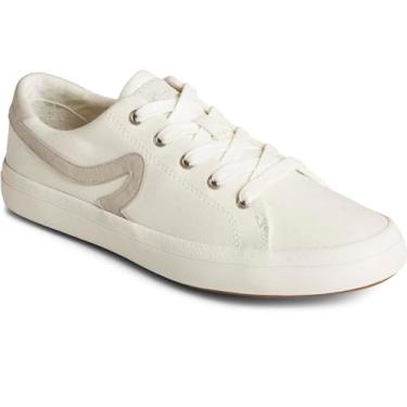 Imagem de Sperry Plataforma feminina Sandy Lace to Toe, Branco, 9.5