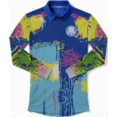 Imagem de CAMISETA MASCULINA PALMEIRAS GOLEIRO RETRÔ 1993, AZUL, GG