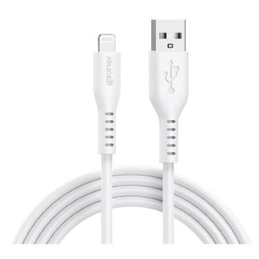 Imagem de Cabo USB-A para Lightning Geonav Branco - ESLISWT, NA