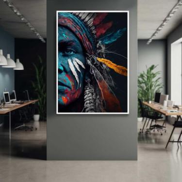 Imagem de Almofada Cheia Macia em Linho Premium Luxo Sofa Decorativa 45x45 Azul 