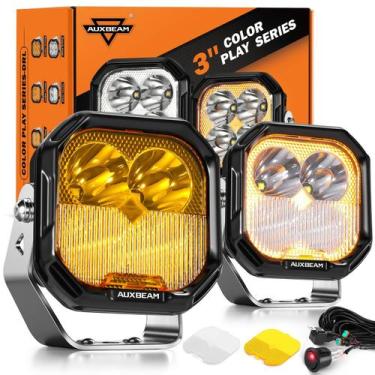 Imagem de Luces LED Auxbeam Color Play Serie Ámbar DRL 110W