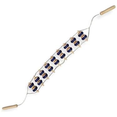Imagem de Massageador Corporal de Corda com Roletes em Madeira - DyMultiShop
