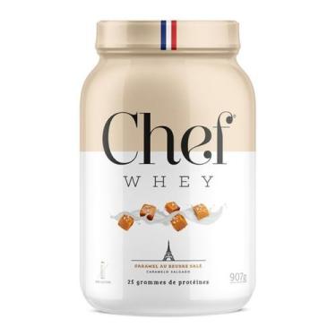 Imagem de Chef whey protein zero lactose 907g chef whey, 1, 907g, Caramelo Salga