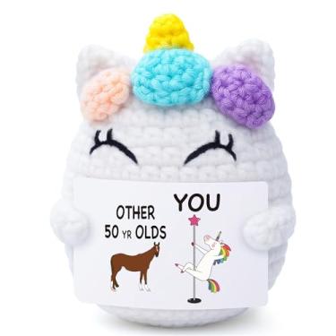 Imagem de Presentes de aniversário de 50 anos para ela, lembrancinhas de festa de aniversário de 50 anos para mulheres, presentes de cinquenta anos para mãe, tia, colega de trabalho, amiga, 1975, para mulheres