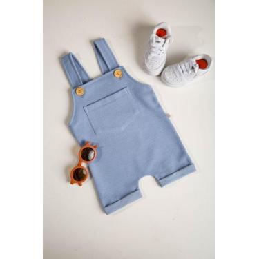 Imagem de Jardineira em Moletinho Hortência - UseForB, Azul hortência, 1