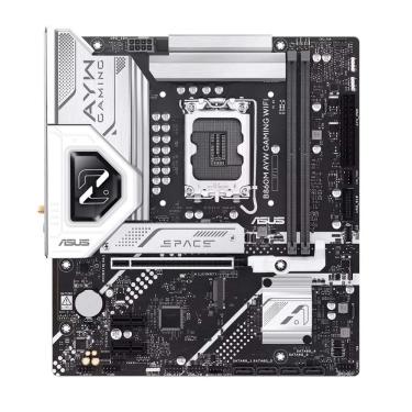 Imagem de Placa Mãe Asus B860M AYW Gaming Wi-Fi - LGA 1851 - DDR5 8800 - Chipset B860M - Wi-Fi 6 - Micro-ATX
