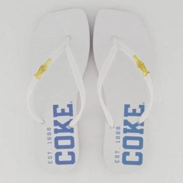 Imagem de Chinelo Coca Cola Bianco Square Feminino Branco-Feminino