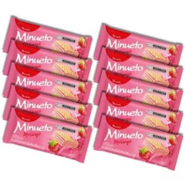 Imagem de Pack 30un Biscoito Wafer Recheado Parati Sabor Morango