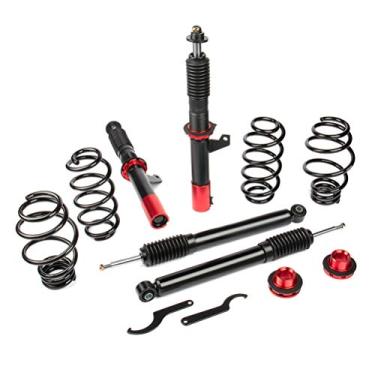 Imagem de Kits de amortecedores de suspensão Coilover Conjunto completo SCITOO Kits de amortecedores adequados para 2010-2014 para Volkswagen para Golfe/2010-2014 para Volkswagen para GTI/2011-2014 2016 para