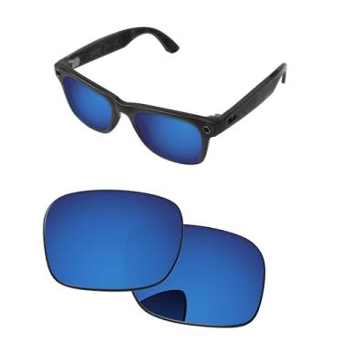 Imagem de PapaViva Lentes de substituição para óculos Ray-Ban Meta Wayfarer RW4006 50 mm AI - Fotocromática, Antiembaçamento e Lente Anti-Luz Azul, Água Profunda, RW4006 50mm