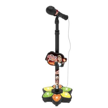 Imagem de Suporte de Microfone Infantil | Máquina de Karaokê com Altura Ajustável | Brinquedo de Microfone de Pé com Altifalante,para Crianças em Casa Escola Viagens Festas de Aniversário e da Criança